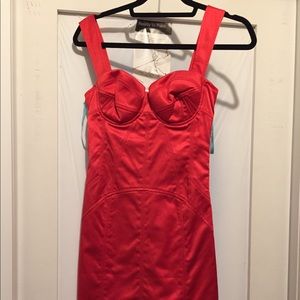 Marciano bustier satin dress size 0.
